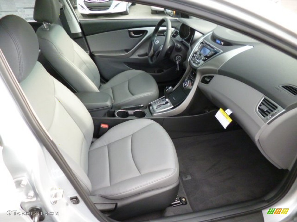 2013 Elantra Limited - Silver / Gray photo #10