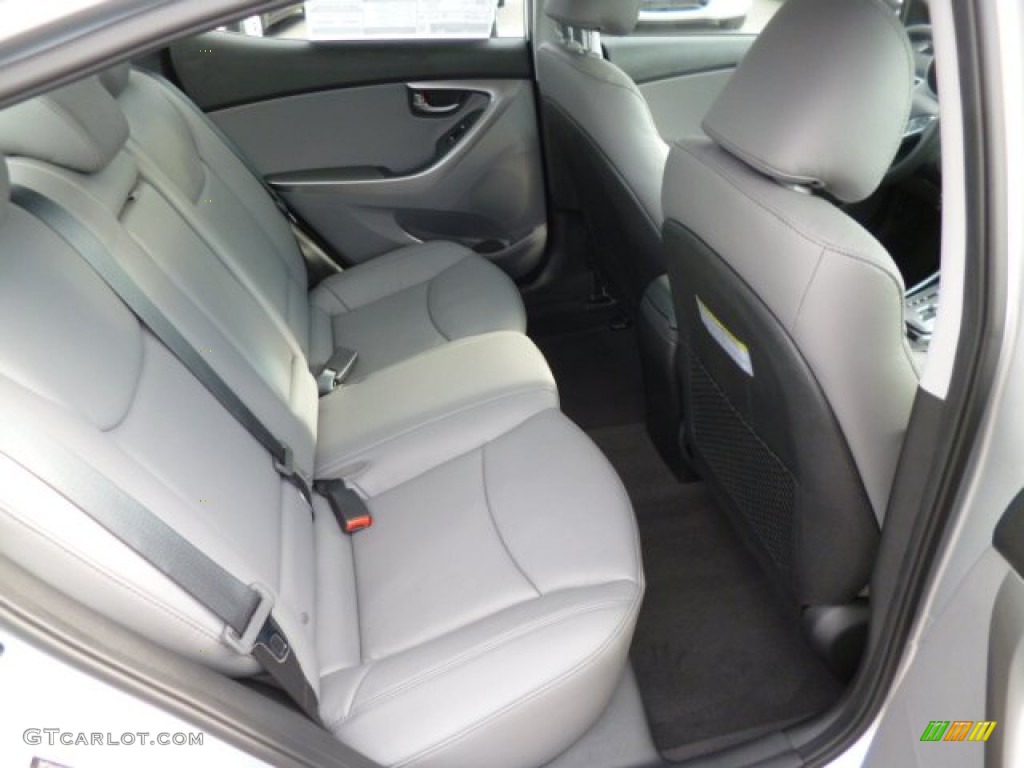 2013 Elantra Limited - Silver / Gray photo #13