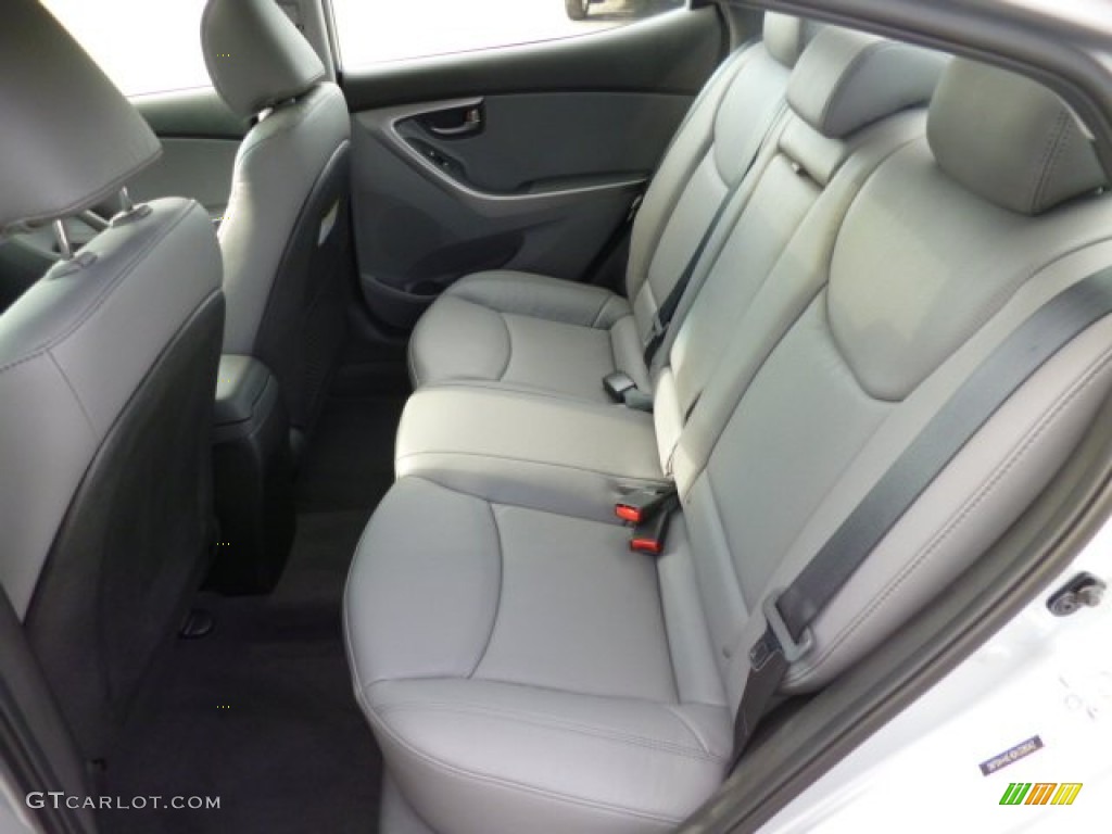 2013 Elantra Limited - Silver / Gray photo #14