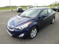 2013 Indigo Night Hyundai Elantra GLS  photo #3