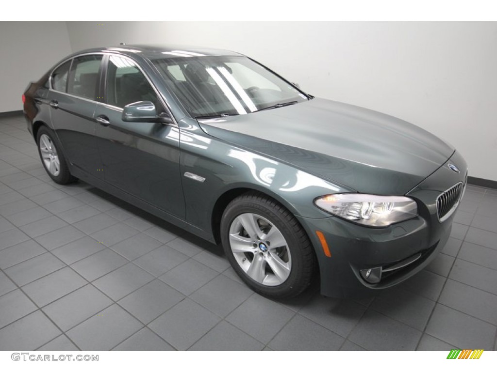 Tasman Green Metallic 2013 BMW 5 Series 528i Sedan Exterior Photo #80477441