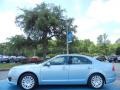 2010 Light Ice Blue Metallic Ford Fusion Hybrid  photo #2