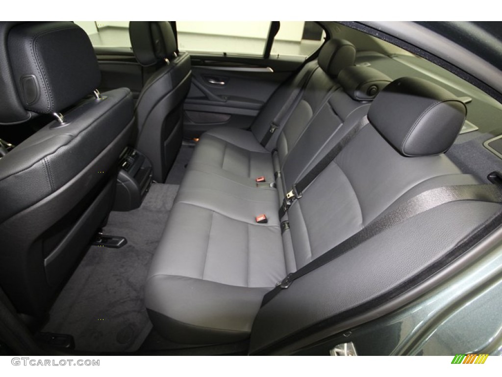 Black Interior 2013 BMW 5 Series 528i Sedan Photo #80477490