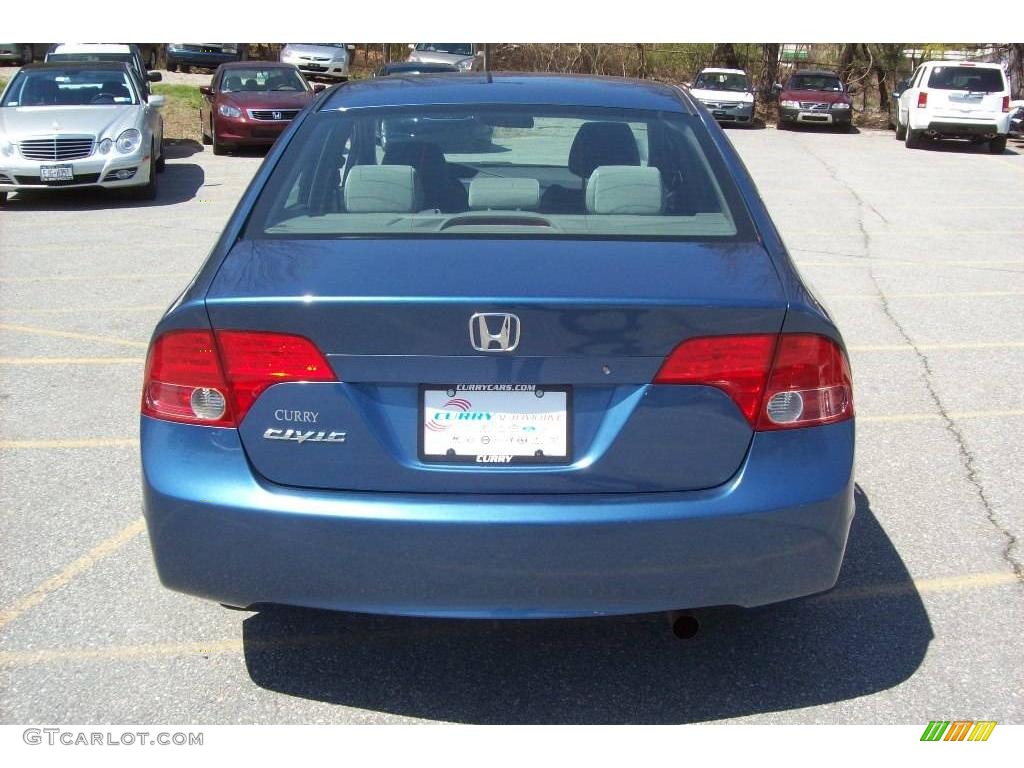 2006 Civic EX Sedan - Atomic Blue Metallic / Gray photo #22