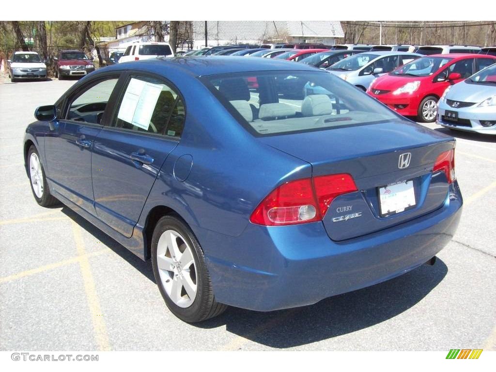 2006 Civic EX Sedan - Atomic Blue Metallic / Gray photo #23
