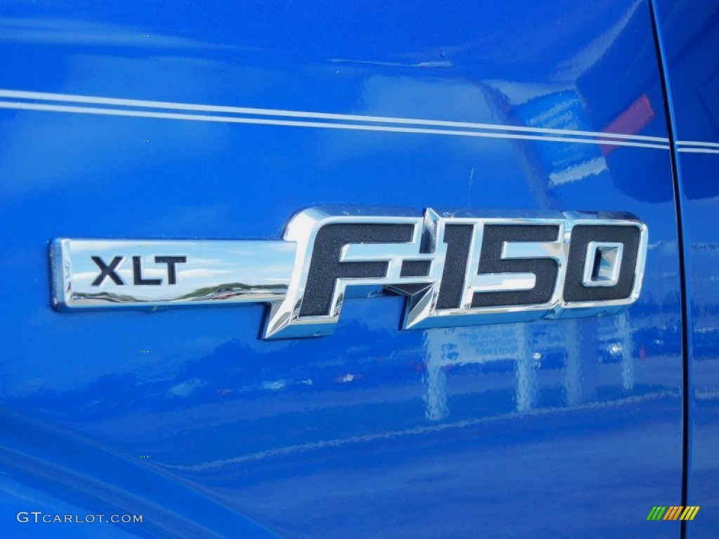 2011 F150 XLT SuperCrew - Blue Flame Metallic / Steel Gray photo #11