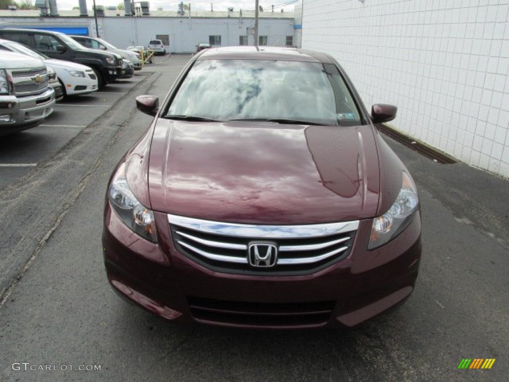 2011 Accord EX-L Sedan - Basque Red Pearl / Ivory photo #5