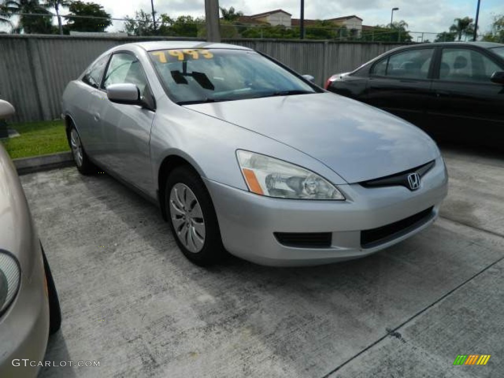 2003 Accord LX Coupe - Satin Silver Metallic / Gray photo #3