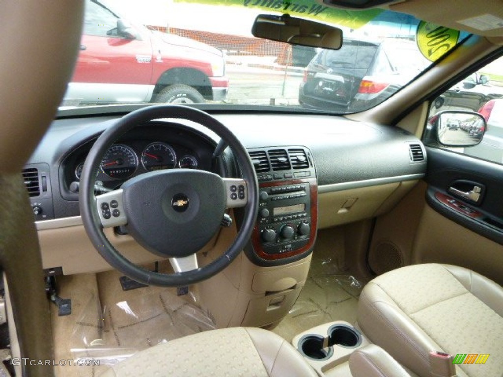 2005 Chevrolet Uplander LT AWD Neutral Beige Dashboard Photo #80478995