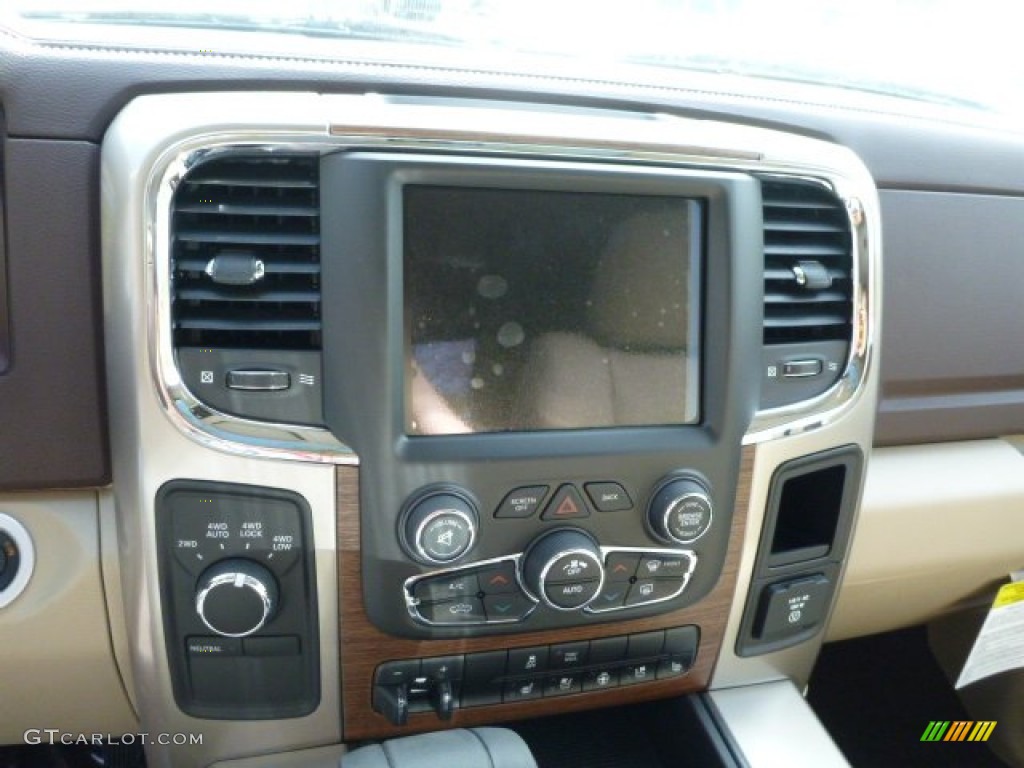 2013 1500 Laramie Quad Cab 4x4 - Copperhead Pearl / Canyon Brown/Light Frost Beige photo #18