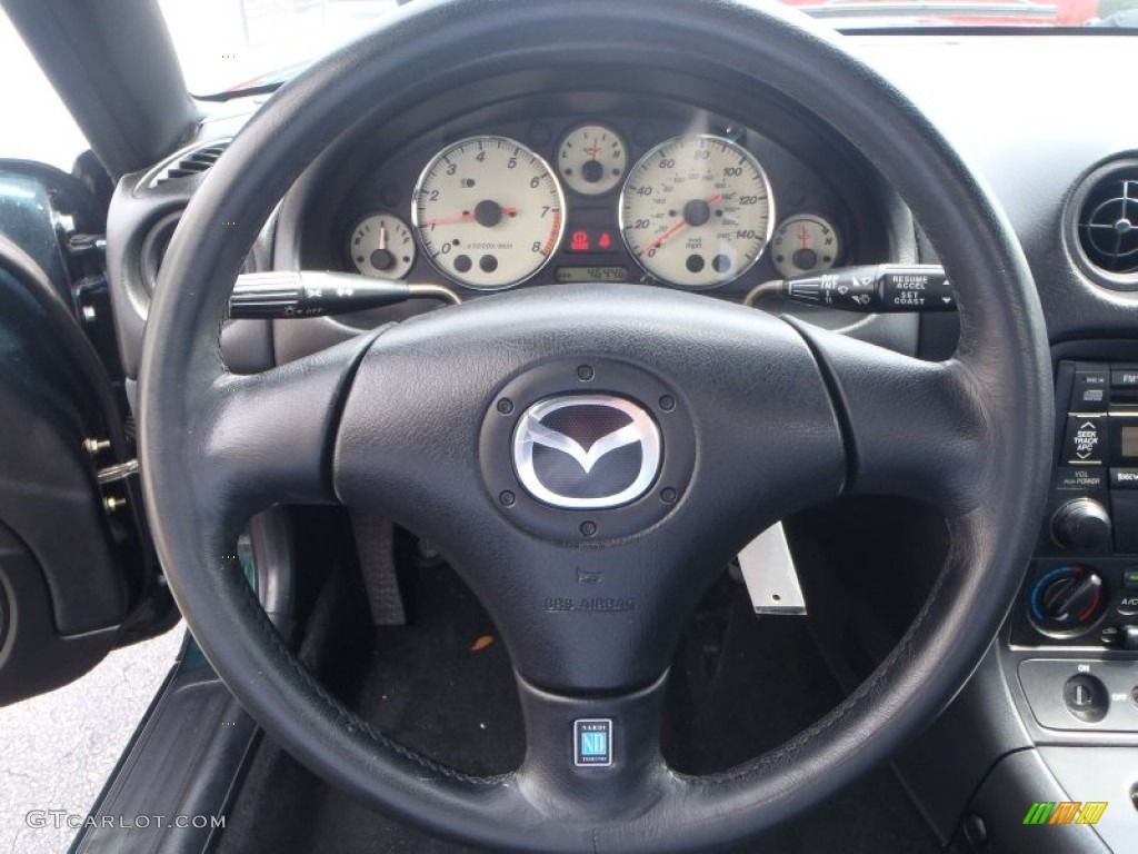 2001 MX-5 Miata Roadster - Emerald Green Mica / Black photo #14