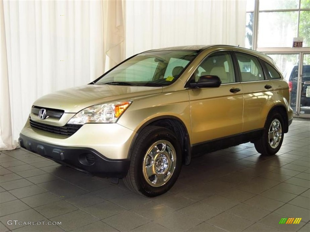 2008 CR-V LX - Borrego Beige Metallic / Ivory photo #3