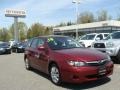 Camellia Red Pearl 2010 Subaru Impreza 2.5i Wagon