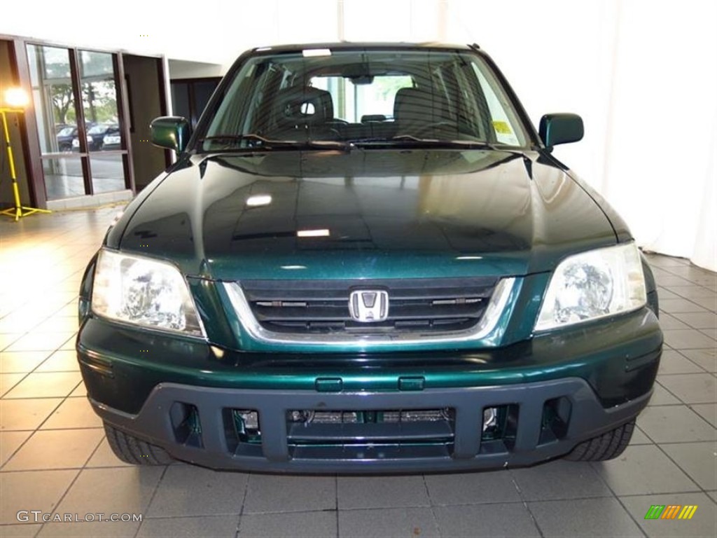 2001 CR-V Special Edition 4WD - Clover Green Pearl / Dark Gray photo #2