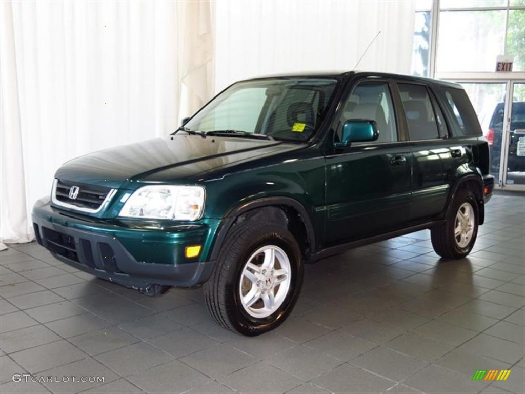 2001 CR-V Special Edition 4WD - Clover Green Pearl / Dark Gray photo #3