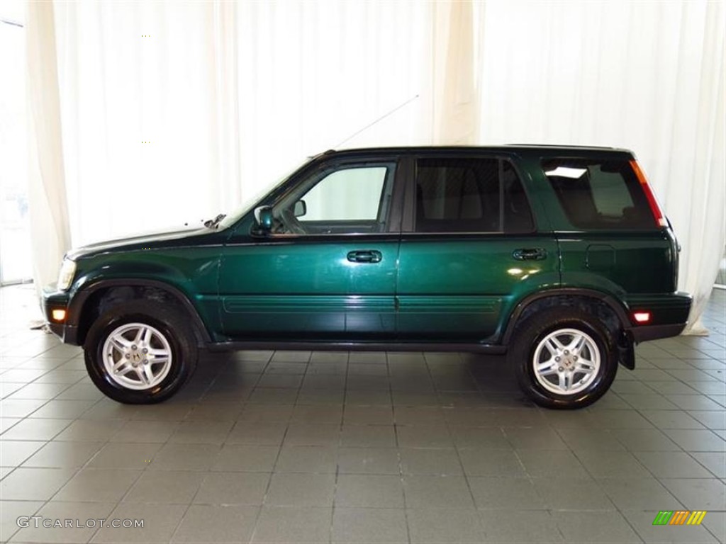 2001 CR-V Special Edition 4WD - Clover Green Pearl / Dark Gray photo #4