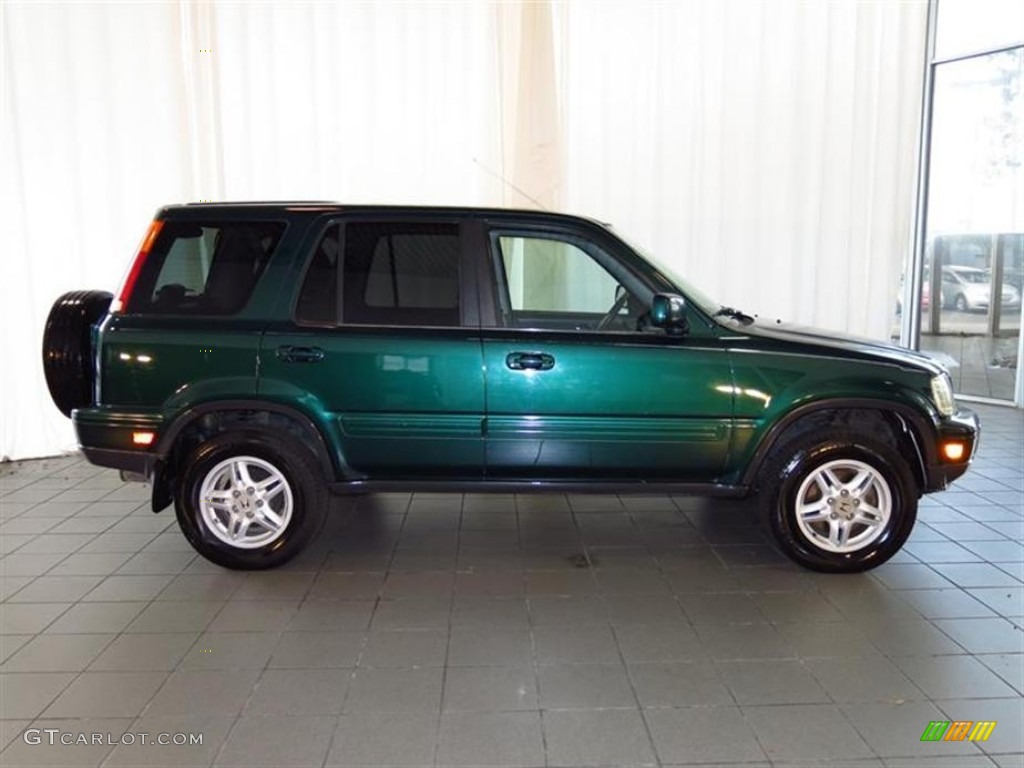 2001 CR-V Special Edition 4WD - Clover Green Pearl / Dark Gray photo #8