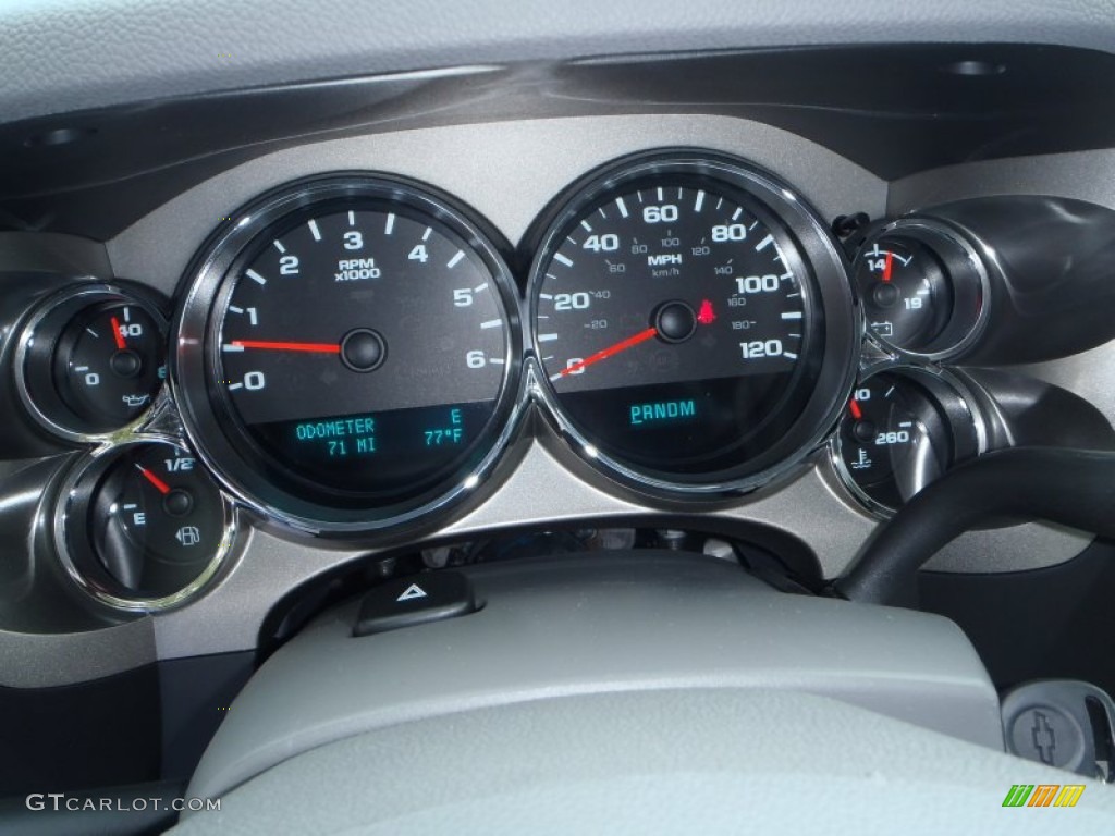 2013 Chevrolet Silverado 1500 LT Extended Cab Gauges Photo #80483383