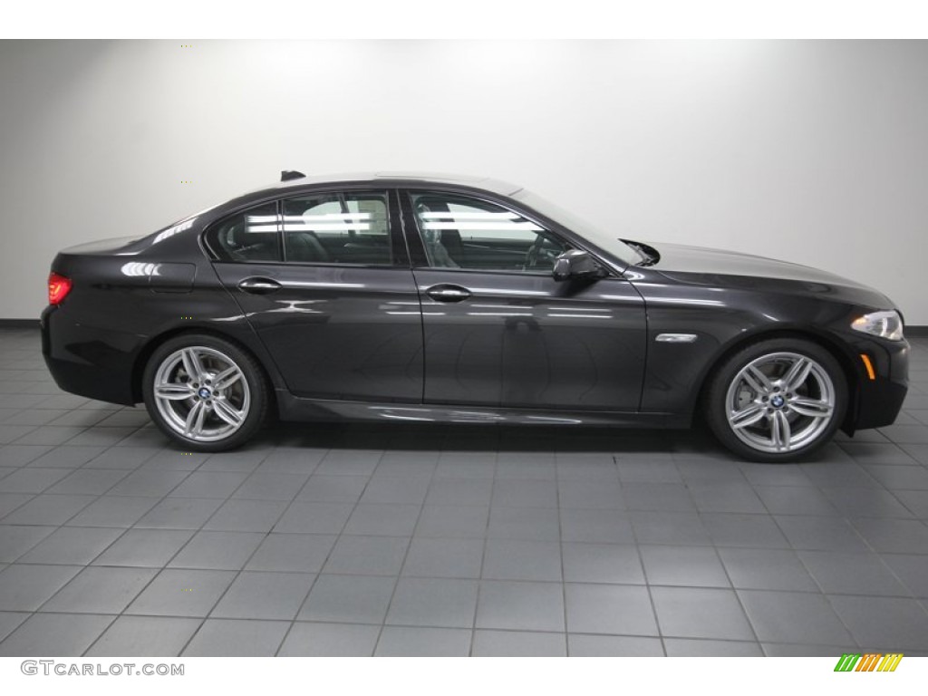 Dark Graphite Metallic II 2013 BMW 5 Series 550i Sedan Exterior Photo #80483557