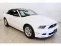 2013 Performance White Ford Mustang V6 Convertible  photo #2