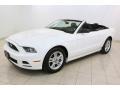 Performance White 2013 Ford Mustang V6 Convertible Exterior