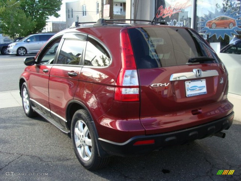 2009 CR-V EX 4WD - Tango Red Pearl / Gray photo #3