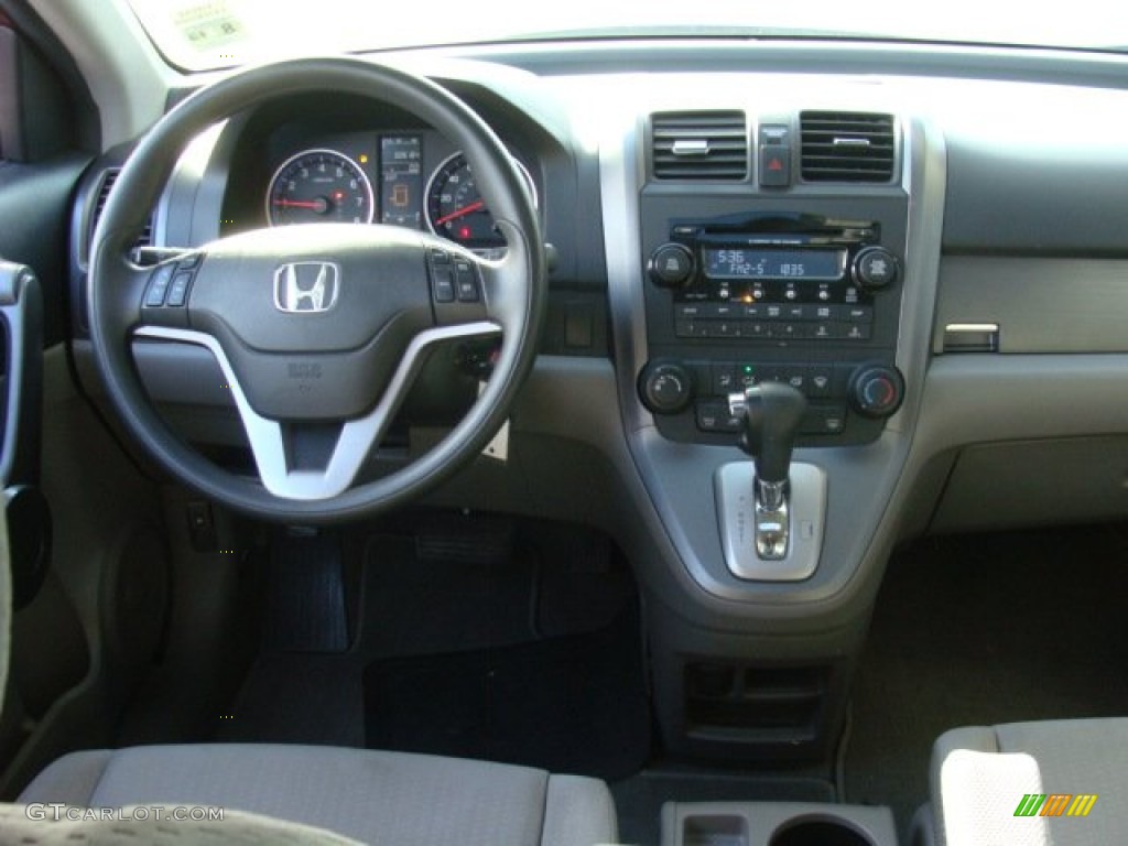 2009 CR-V EX 4WD - Tango Red Pearl / Gray photo #8