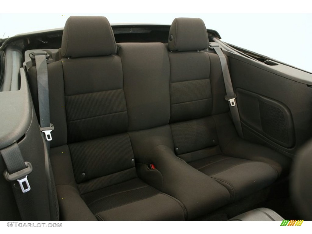 2013 Ford Mustang V6 Convertible Rear Seat Photo #80484030