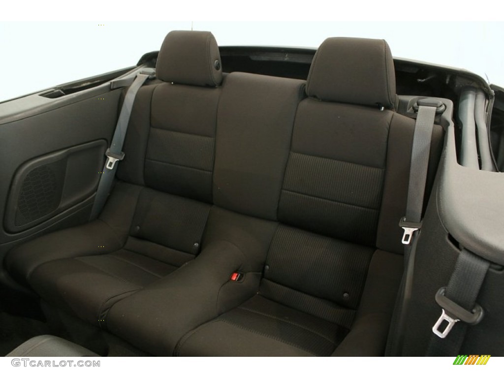 2013 Ford Mustang V6 Convertible Rear Seat Photo #80484047