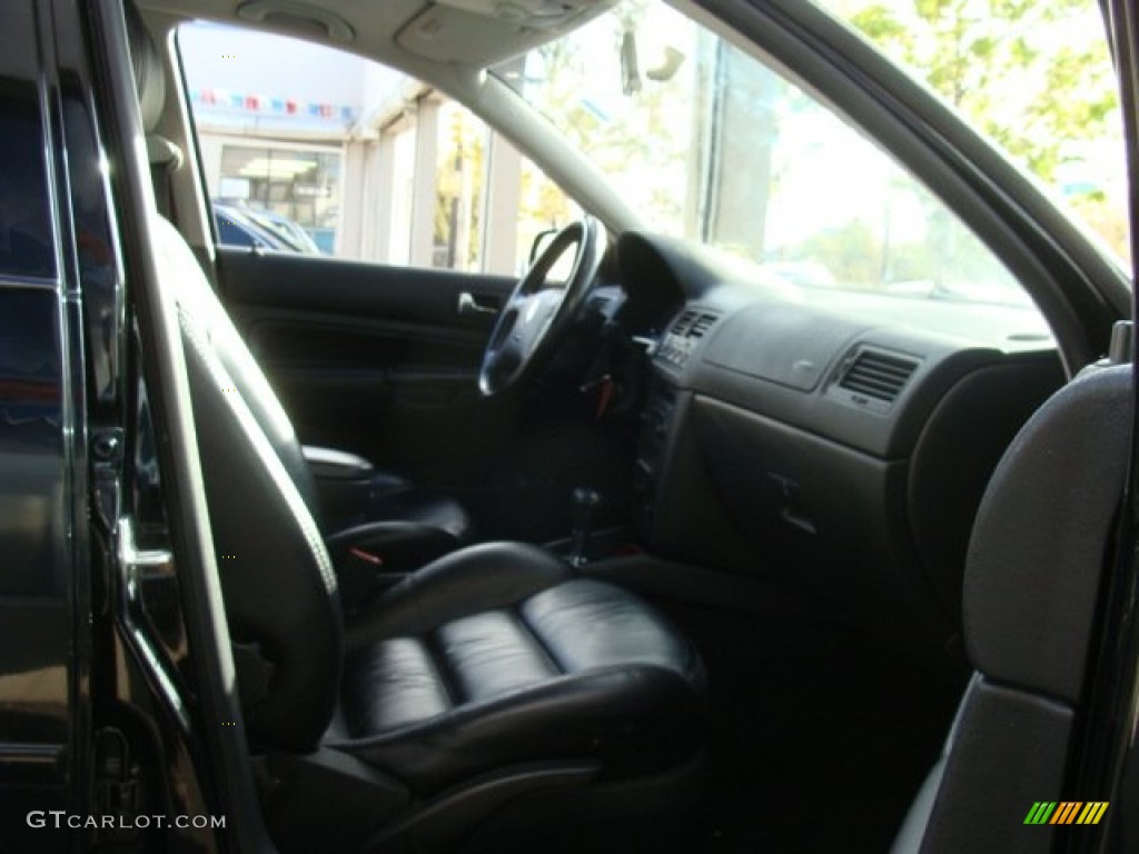2002 Jetta GLS Sedan - Black / Black photo #6