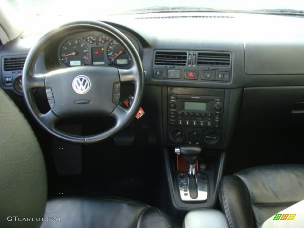 2002 Jetta GLS Sedan - Black / Black photo #7