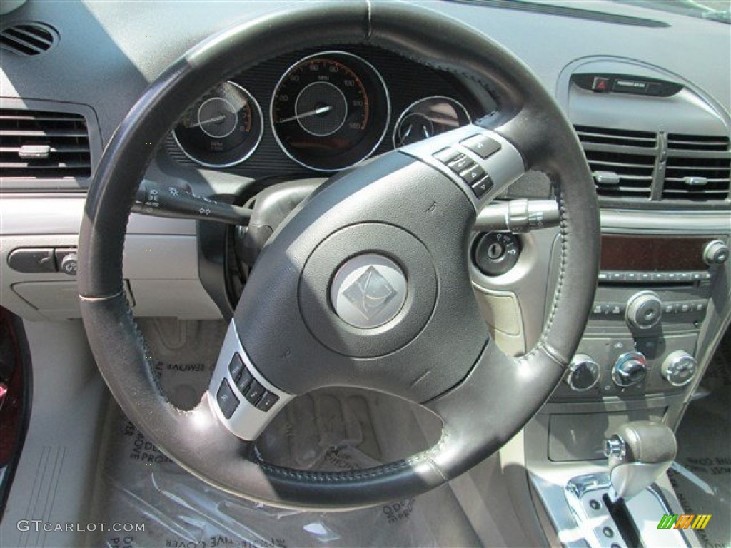 2008 Aura XE 3.5 - Red Jewel / Gray photo #7
