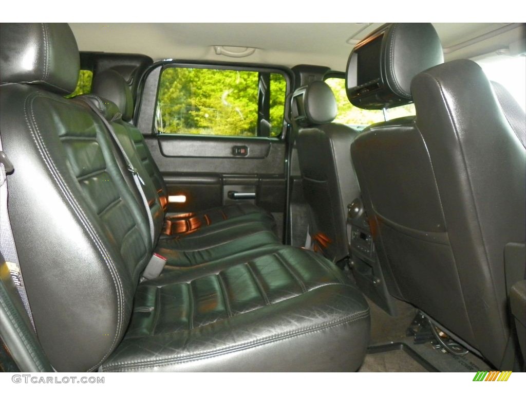 2005 Hummer H2 SUV Rear Seat Photo #80486186