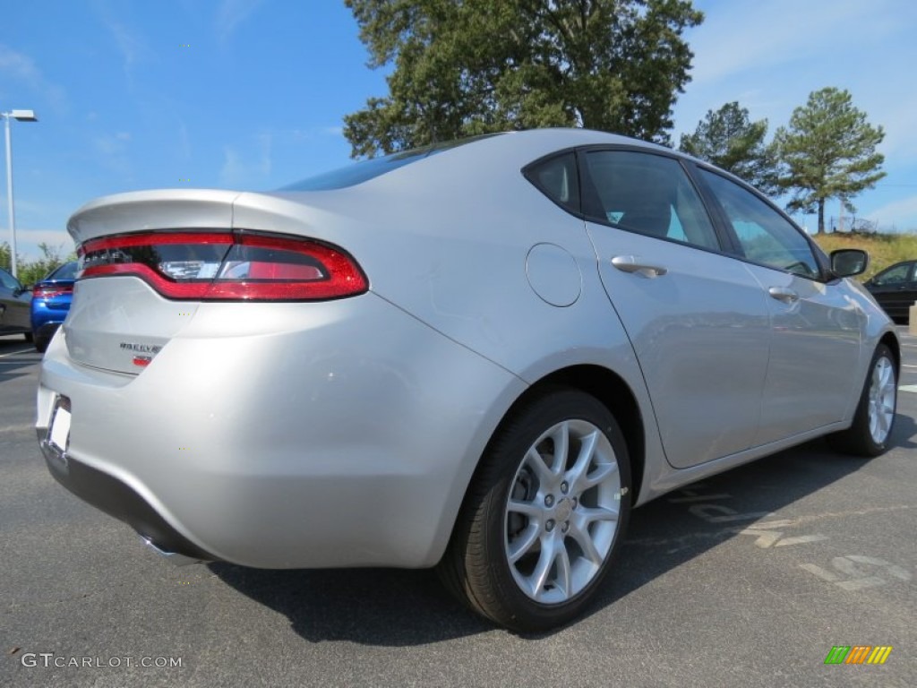 2013 Dart Rallye - Bright Silver Metallic / Diesel Gray photo #3