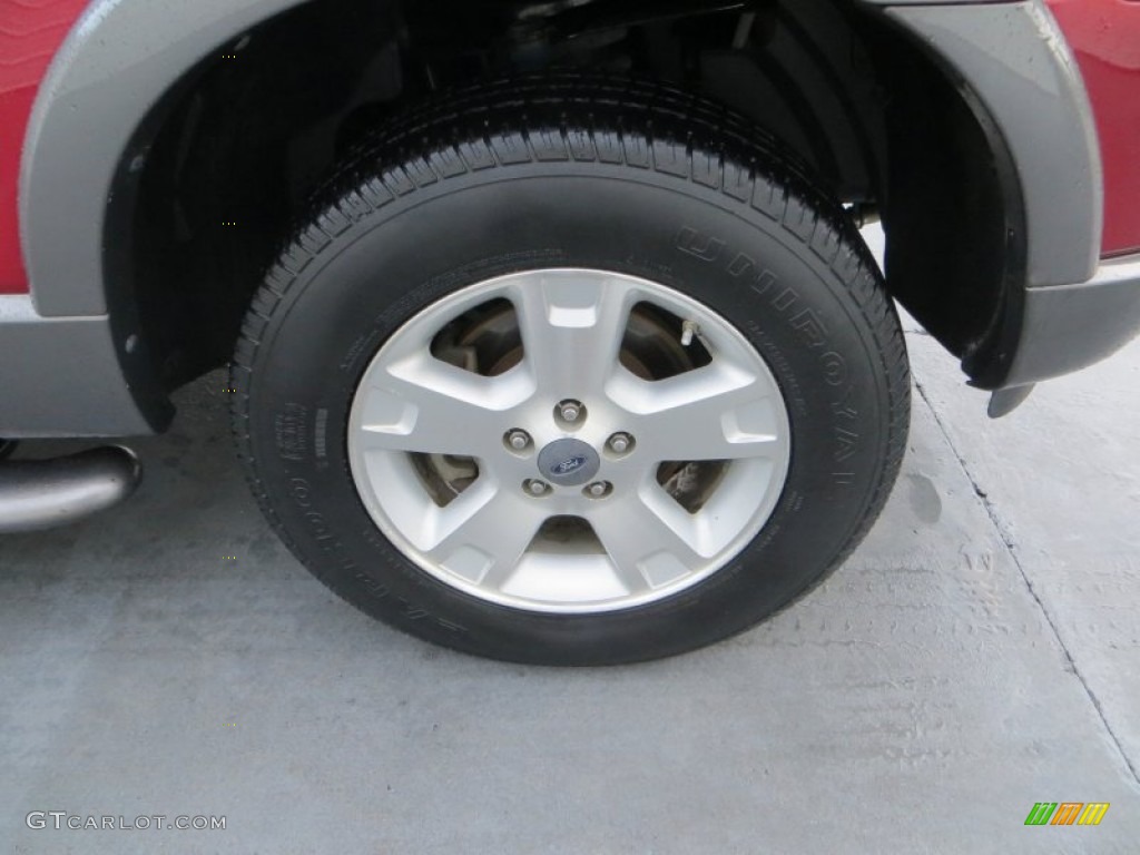2004 Explorer XLT - Redfire Metallic / Graphite photo #14