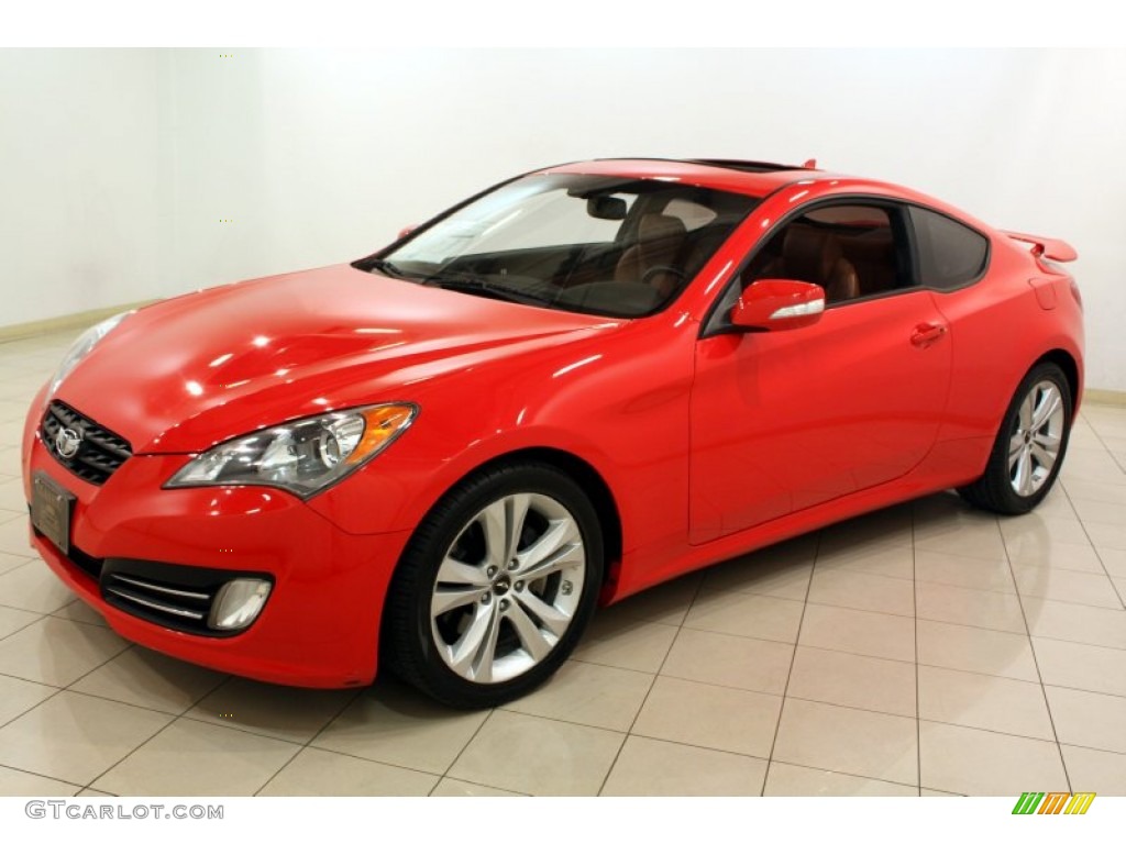 Tsukuba Red 2010 Hyundai Genesis Coupe 3.8 Grand Touring Exterior Photo #80487161