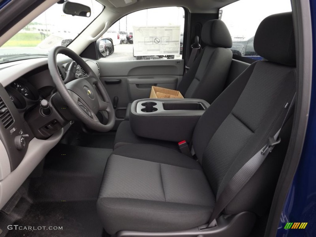 2013 Silverado 1500 LS Regular Cab - Blue Topaz Metallic / Dark Titanium photo #11