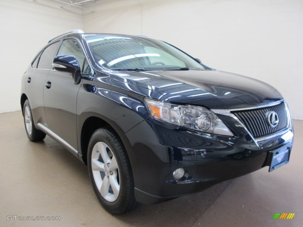 2010 RX 350 AWD - Obsidian Black / Light Gray/Espresso Birds-Eye Maple photo #1