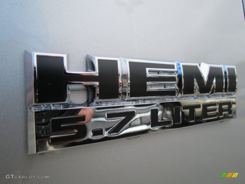 2012 Ram 1500 Big Horn Quad Cab - Bright Silver Metallic / Dark Slate Gray/Medium Graystone photo #6