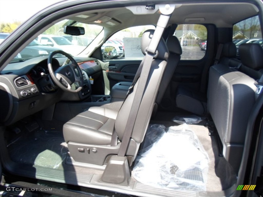 2013 Sierra 1500 SLT Extended Cab 4x4 - Onyx Black / Ebony photo #4