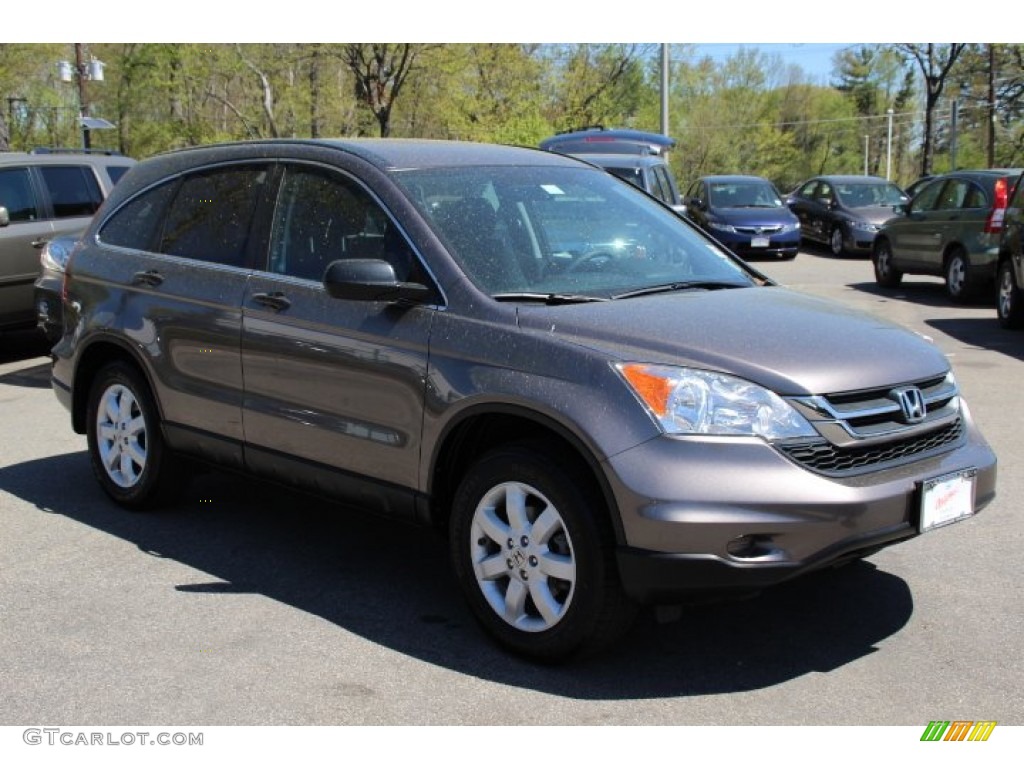 2011 CR-V SE 4WD - Urban Titanium Metallic / Black photo #3