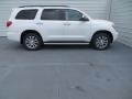 Super White 2013 Toyota Sequoia Limited Exterior