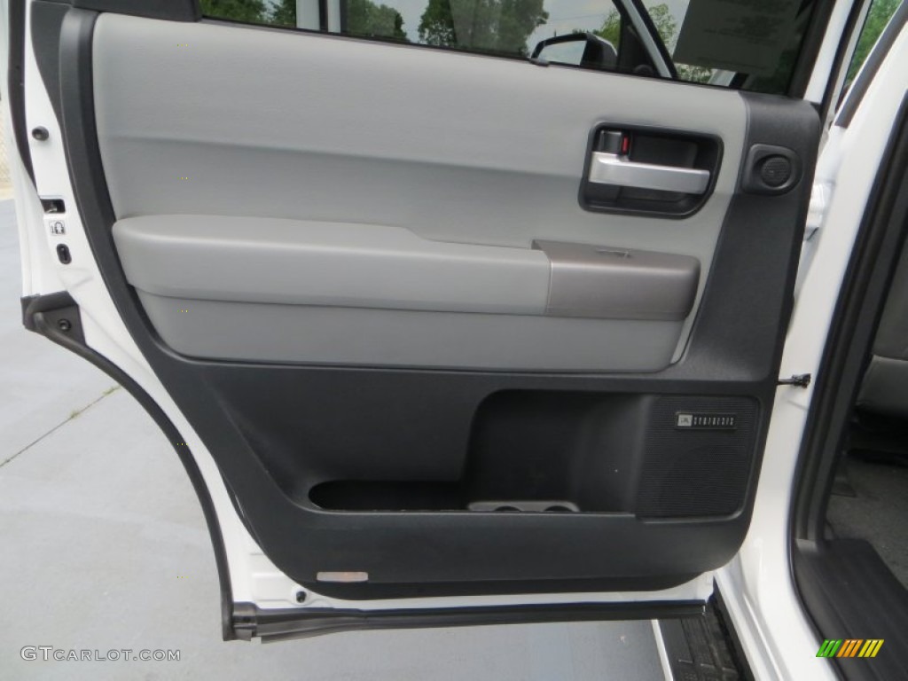 2013 Toyota Sequoia Limited Graphite Door Panel Photo #80489800