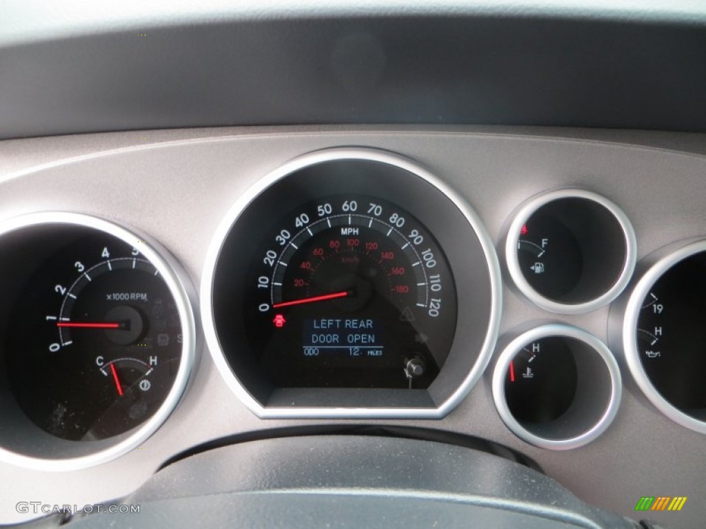 2013 Toyota Sequoia Limited Gauges Photo #80490102