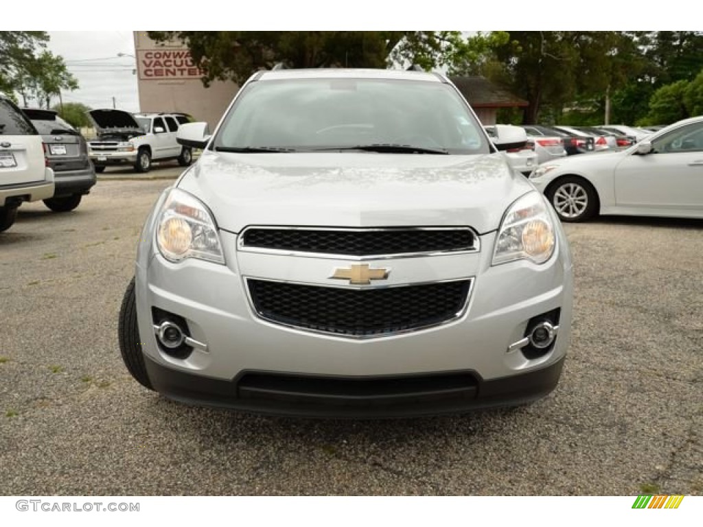 2010 Equinox LT - Silver Ice Metallic / Jet Black/Brownstone photo #2