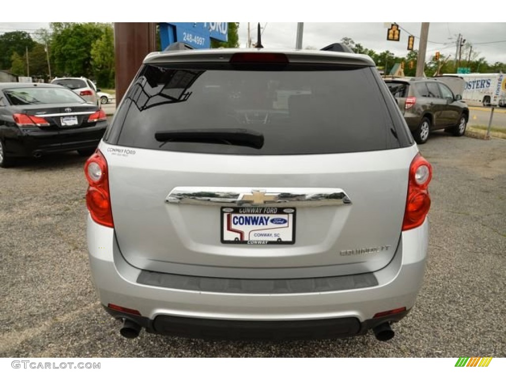 2010 Equinox LT - Silver Ice Metallic / Jet Black/Brownstone photo #6