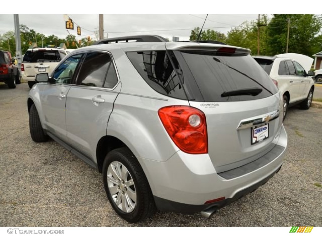 2010 Equinox LT - Silver Ice Metallic / Jet Black/Brownstone photo #7