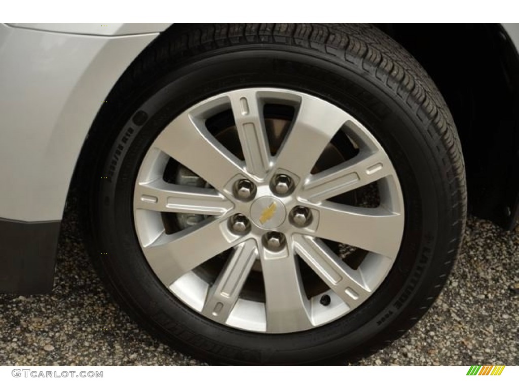 2010 Equinox LT - Silver Ice Metallic / Jet Black/Brownstone photo #9