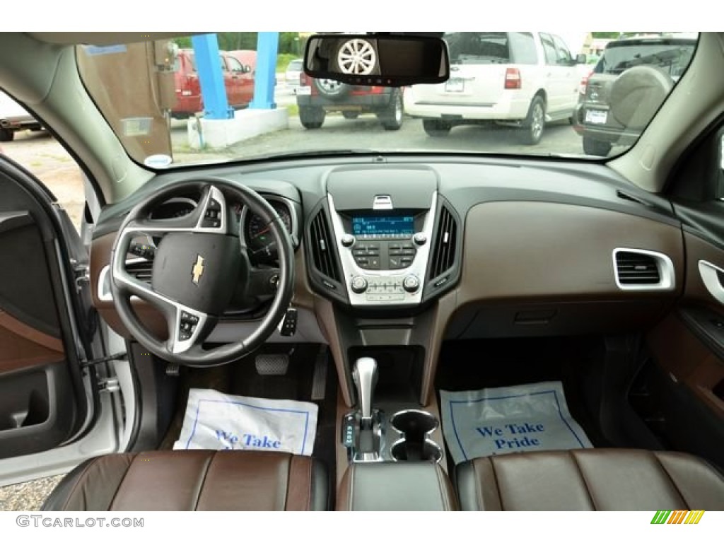 2010 Equinox LT - Silver Ice Metallic / Jet Black/Brownstone photo #14