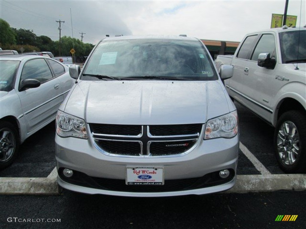 2012 Grand Caravan Crew - Bright Silver Metallic / Black/Light Graystone photo #4